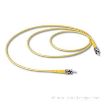 Optical ST ST Fiber Patch Cable , SM DX 9/125 Singlemode wi